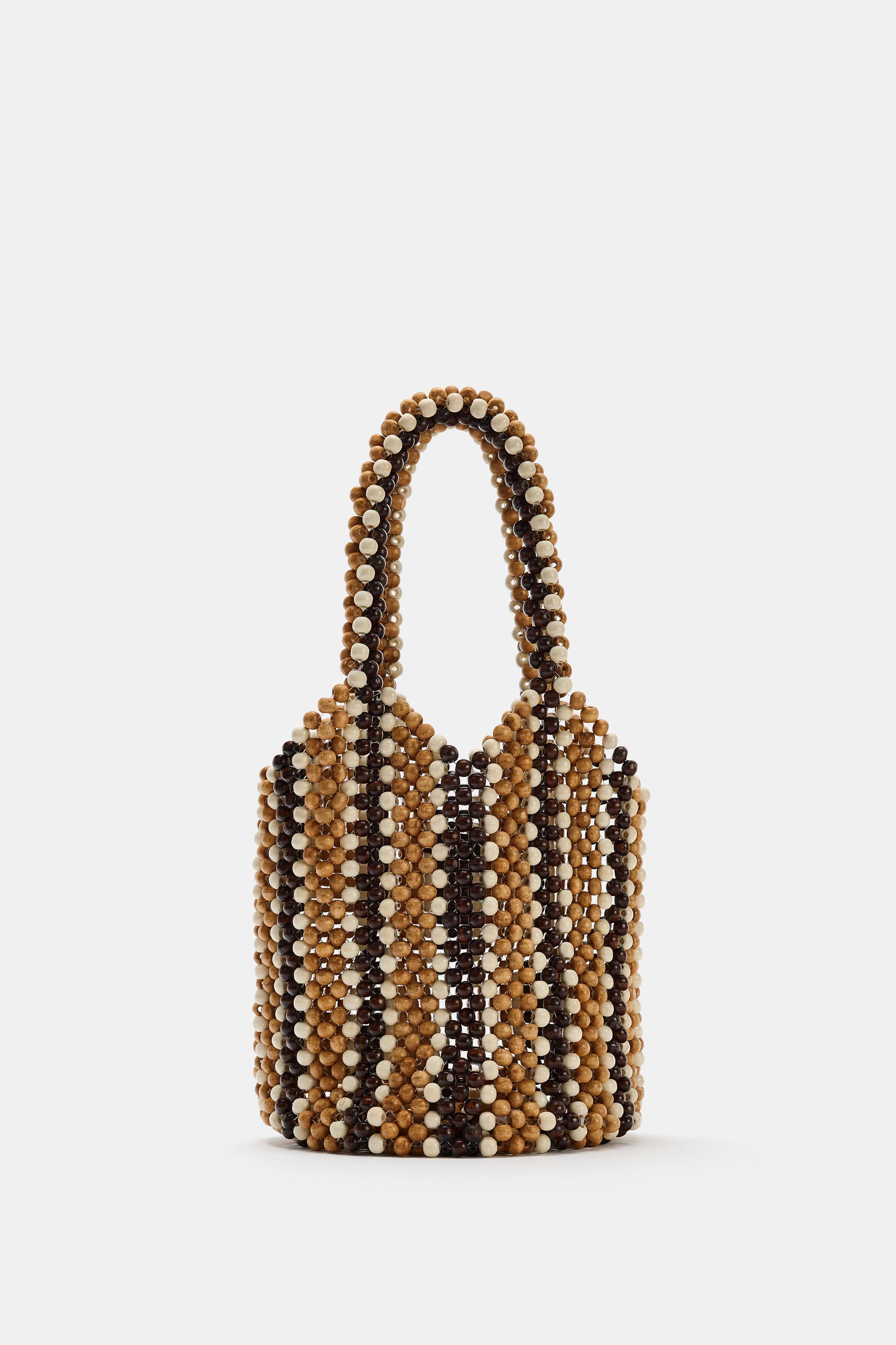 BEADED SHOULDER BAG